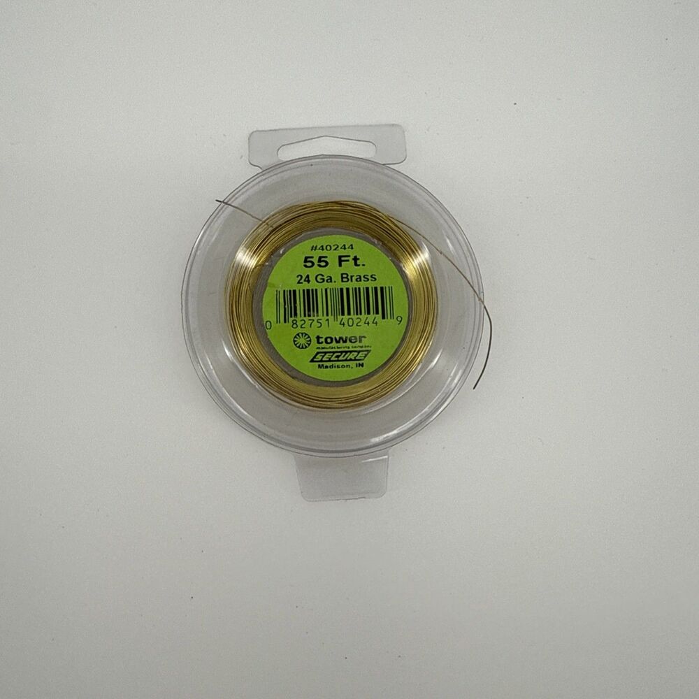 Secure 24ga Brass wire #40244 *not a full roll*